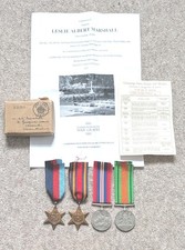 WW2 Casualty KIA 4 Medal Group