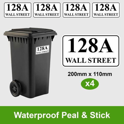 Wheelie bin stickers - wheelie,