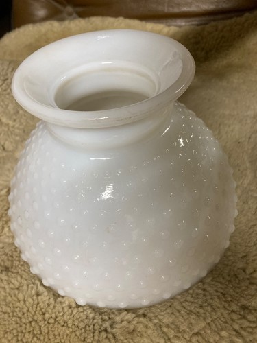 Vintage white milk glass - white,