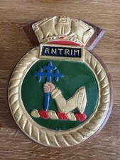 HMS Antrim Ship Crest/ Plaque