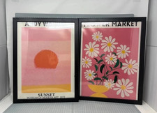 2 x Framed Art Prints Andy