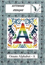 Ornate Alphabet - A Cross