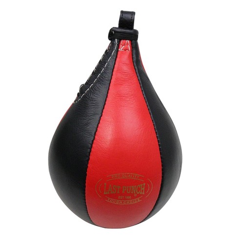 Last punch black red leather - punch,