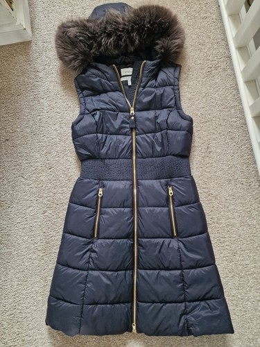 Joules black long gilet - long, with