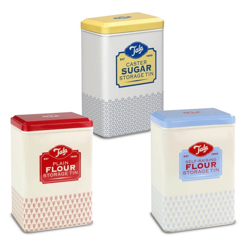 Retro flour sugar storage - storage, tin
