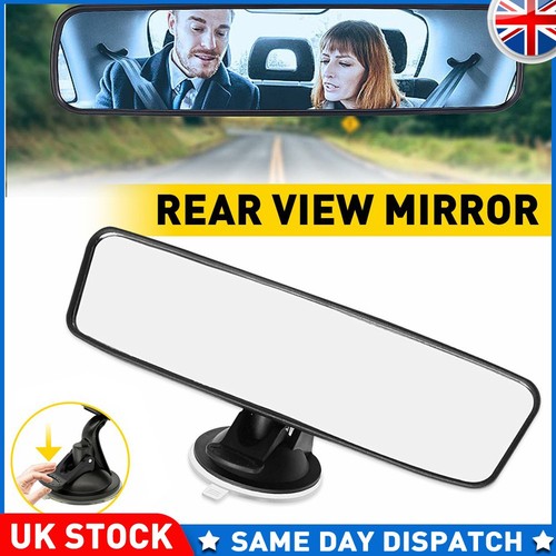 Rear view suction cup - view, driving