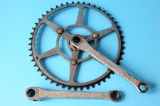1954 Williams 165mm steel chainset with 50T ring. England. RH