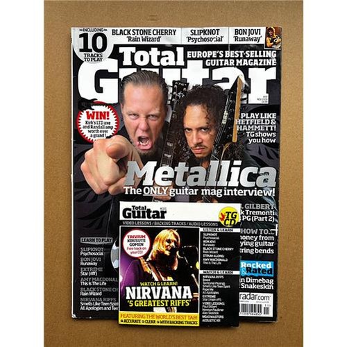 Metallica total guitar 281 - metallica,