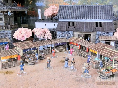 28mm samurai yatai market - samurai,