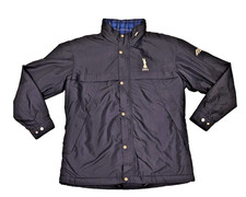 Men's The British Open Golf 2001 Mizuno Hooded Blue Jacket Size Medium