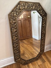 Vintage brass mirror shell - vintage,