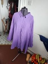 Sahara Purple Linen Shirt