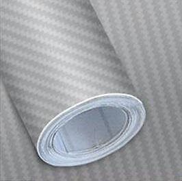 Silver carbon fibre effect - carbon,