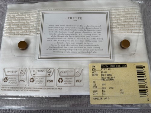 Frette sham affinity lace - -,