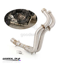 Motorcycle Header Front Pipe Exhaust Link Tube For Yamaha MT-07 XSR700 2014-2022