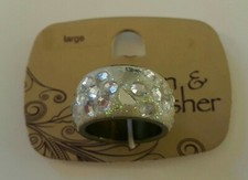 Ribbon and Asher Large Ring-New with tags