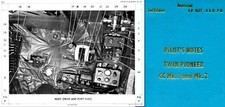 Scottish Aviation Twin Pioneer Aircraft Manuals 1950's Technical STOL RAF Pilot 