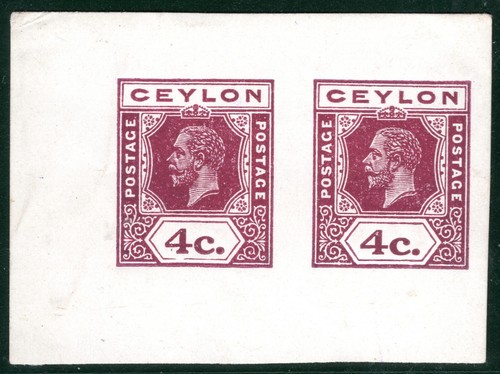 Ceylon kgv stamps - ceylon,