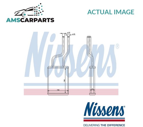 Heater radiator exchanger - radiator, lhd