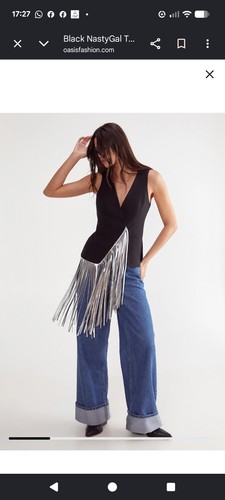 Nasty gal black waistcoat - nasty,