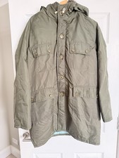 Vintage Military Style Parka – Olive Green – Approx. L/XL