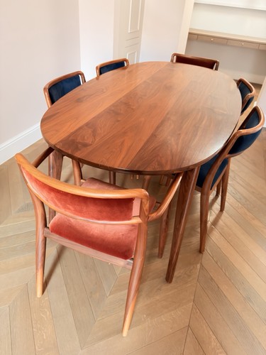 Solid walnut oval - solid, dining