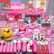 Doctor Nurse Role Play Set with Medical Tools Pretend Play Trolley Kids Gift 