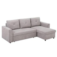 L-Shaped Sofa Bed w/ Storage