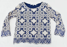 VTG Boho Top Womens Size M