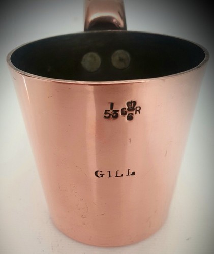 Antique copper rum - copper, measure