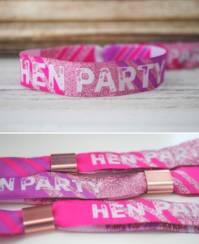 Hen party wristbands - hen,