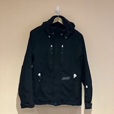 Schoffel Venturi Recco Mens Ski Jacket Black Waterproof Lined Hooded Uk 42 !Flaw