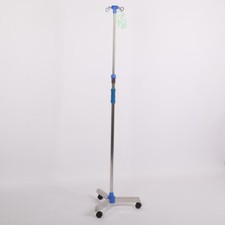 Adjustable IV Pole Stainless Steel IV Drip Stand Infusion Holder With 4 Hook