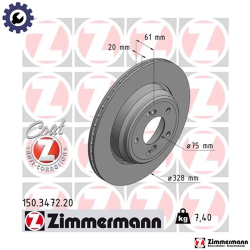 Brake disc 150 - 2x,