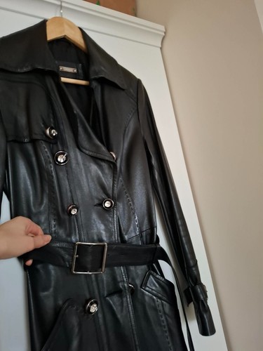 Leather coat excellent - coat,