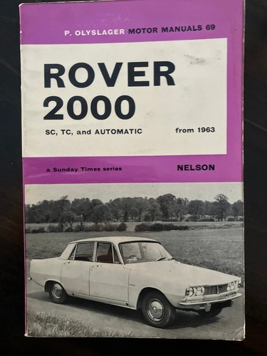 Rover 2000 auto - rover, 1963