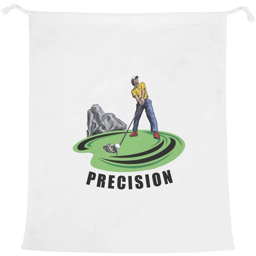 Focused golfer precision - 'focused,