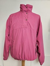 Driza-Bone Quarter Zip Jacket Womens Pullover Lined Wind & Showerproof Rain UK M