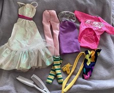 Vintage 1980s Barbie Doll Clothes & Accessories Inc Crystal , Great Shape Etc