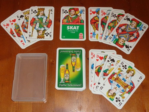 Skat playing cards barre - -,