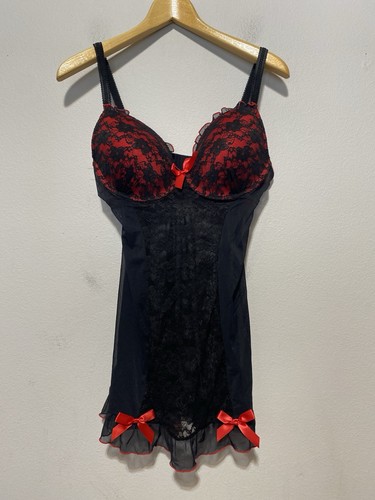 Venus lace babydoll fairy red - babydoll,