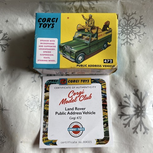Corgi model club - model,