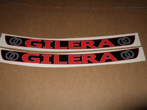 Gilera red black vinyl - red, 2x