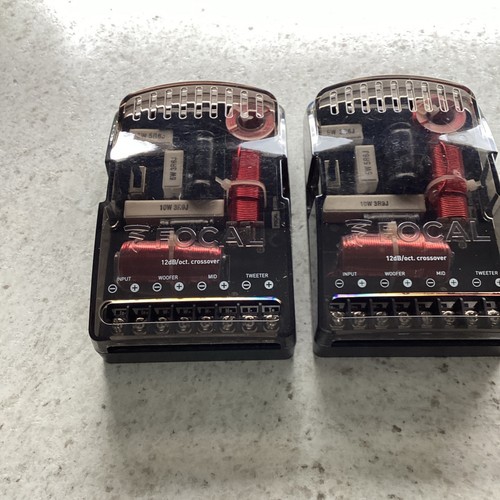 Two 3way focal crossovers - two,