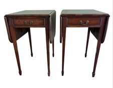 Pair Of Brandt Mahogany  Drop