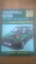 vauxhall nova haynes car manual