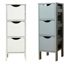 3 Drawer Storage Bathroom Rack Tidy Holder Cabinet Cupboard Unit Home Office