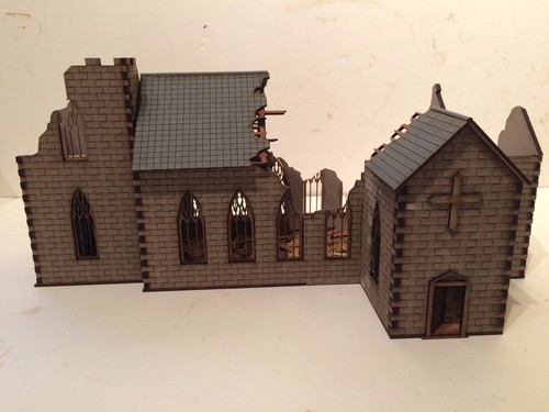 28mm ruined norman church - ,