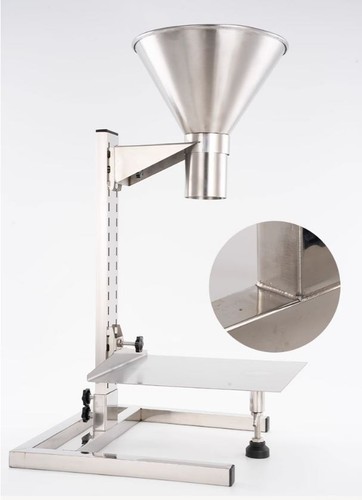 Stainless steel feeding hopper - stainless,