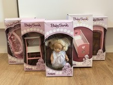 Vintage Pedigree Blond Haired Baby Sarah 6” Doll And Accessories BundleBoxed